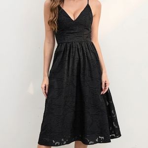 Cupshe black dress, XS, new with tags